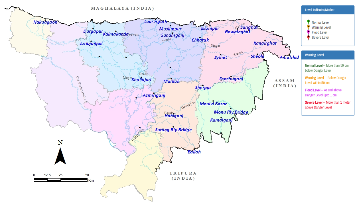 North East Region Map